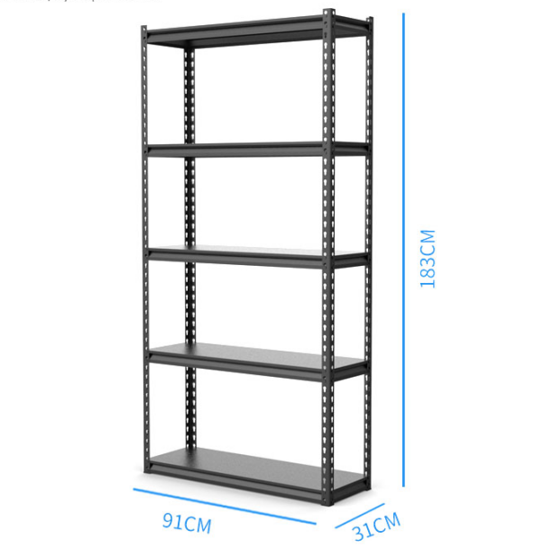 JIAMEI factory direct garage storage rivet rack  cheap price slotted angle shelf