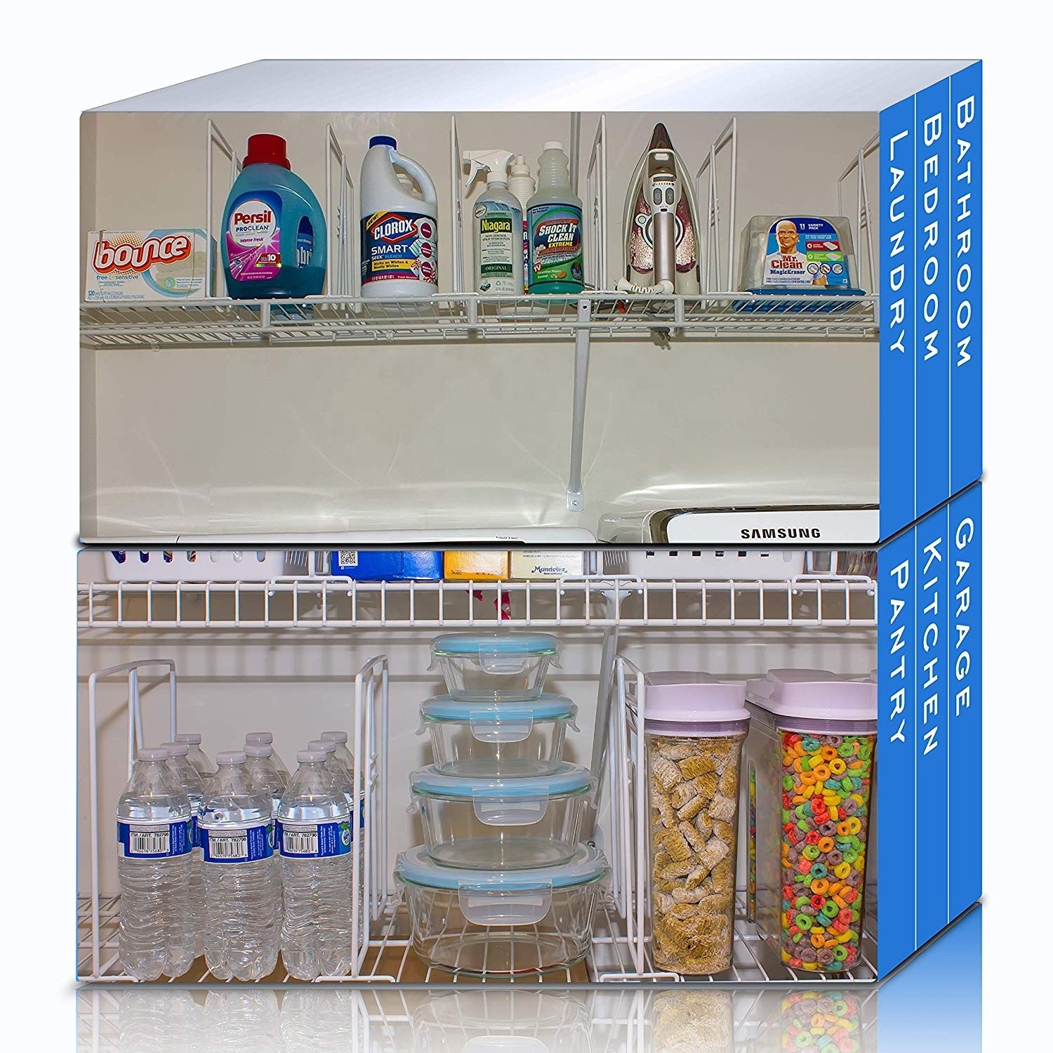 JIAMEI Hot Sale Shelf Divider Storage Separator Closet Organizer