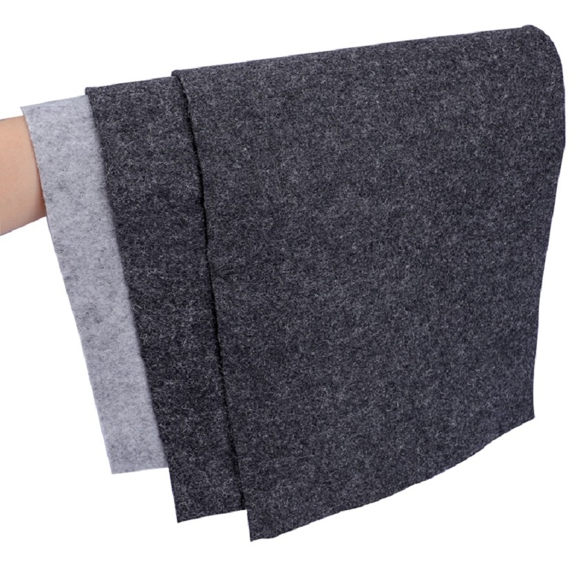 Grey Black Color Thick 1mm-3mm 100% Polyester Needle Punched Nonwoven Fabric DIY Felt for Kids