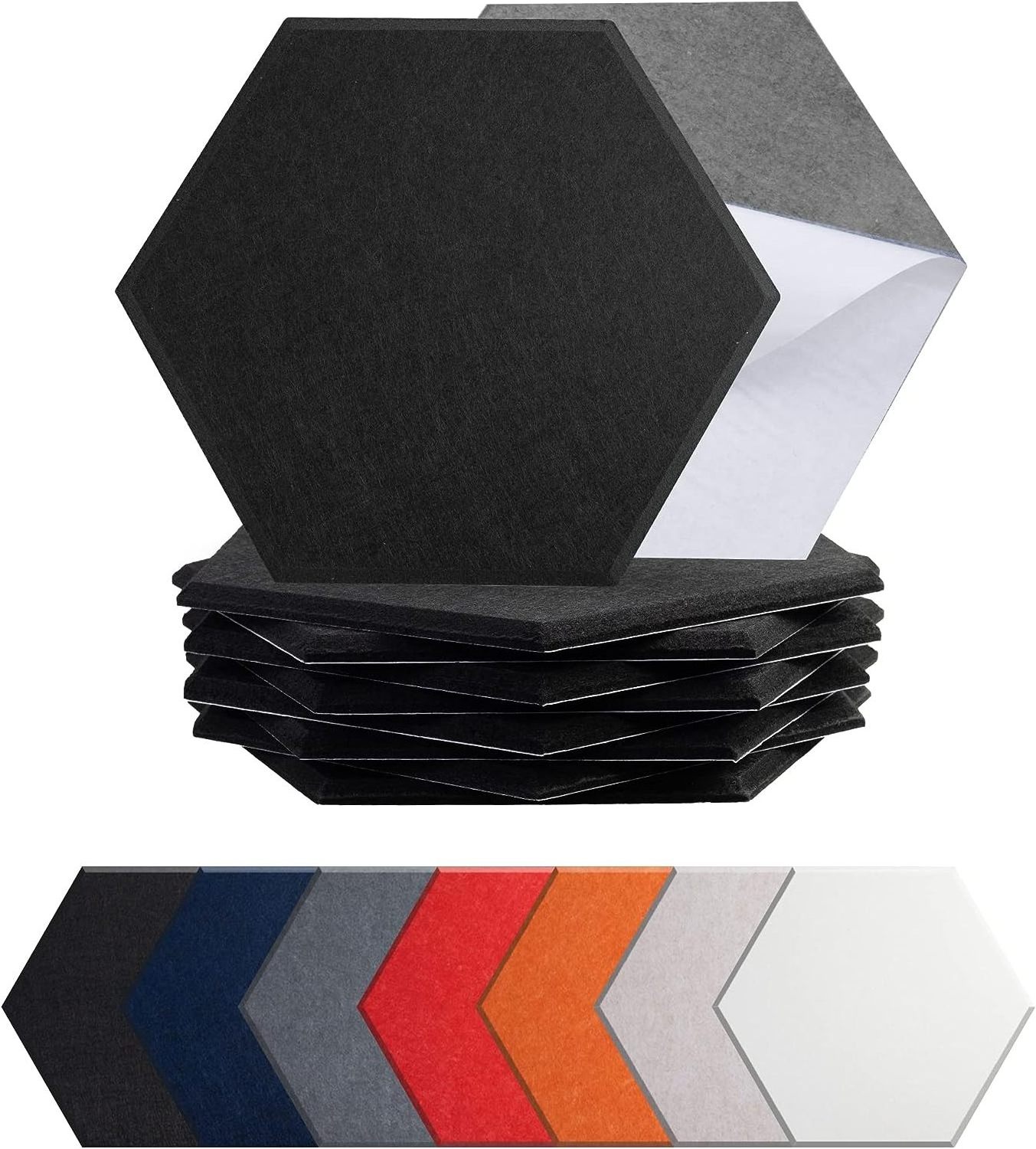 sound absorber wall 3d ceiling hexagon acoustic panel