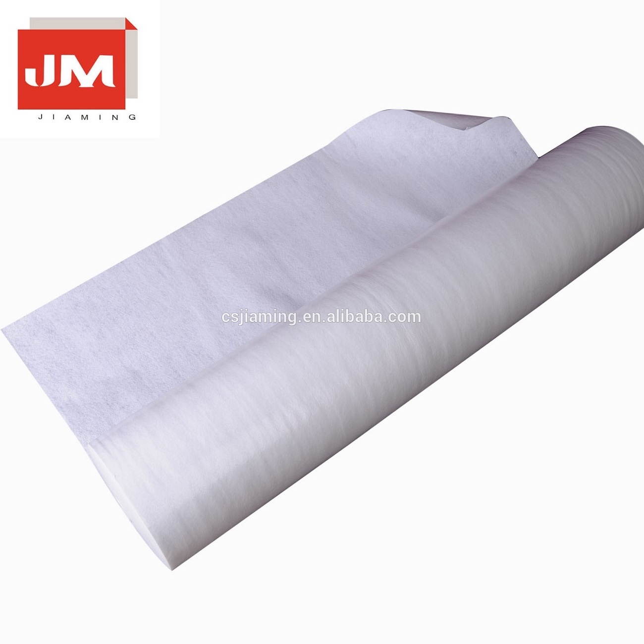 180gsm 1x50m industrial textile soft felt sheet adhesive felt roll white sticky felt polyester fabric