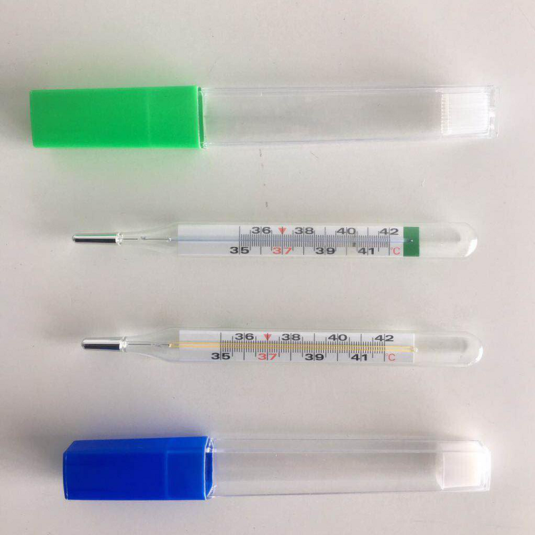 General Assay glass thermometer medical  mercury free clinical thermometers