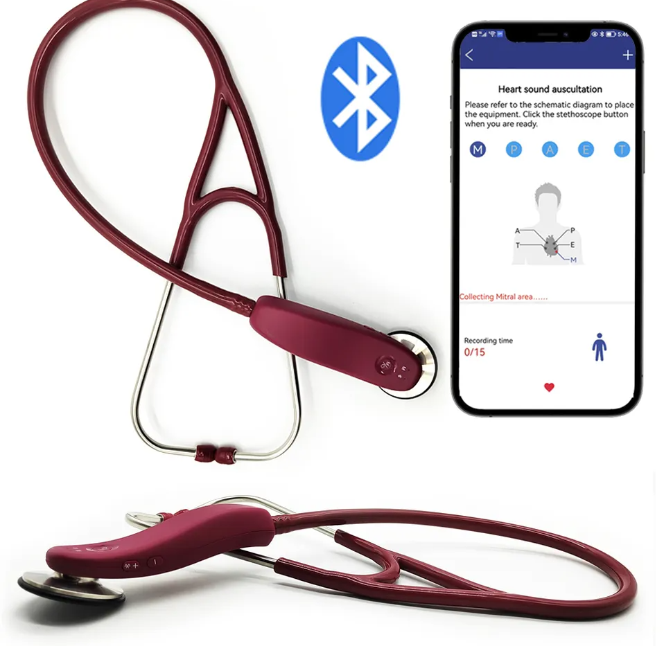 CE approved  digital  estetoscopio wireless stetoscope medical electronic stethoscopes  for doctors