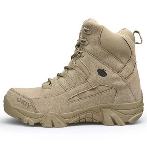 Large-size high-top outdoor boots selling anti-slip tactical boots wear - resistant camping shoes for men