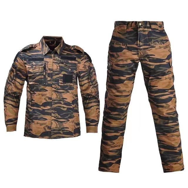 Wholesale Private Security Guard Uniform Men's Jacket Set Ripstop Unisex Camouflage Uniform Pants