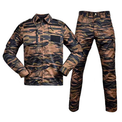 Design Classic Tiger Camouflage Security Guard Uniform Coat + Pant Uniform