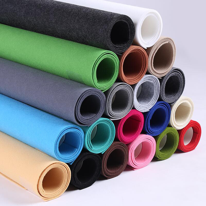 100% polyester felt needle punched non-woven fabric, children's fabric, wool felt DIY process