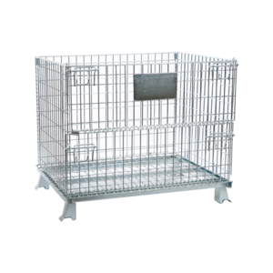 Heavy Duty Steel High capacity warehouse Mesh box wire cage metal bin storage container warehouse storage cage