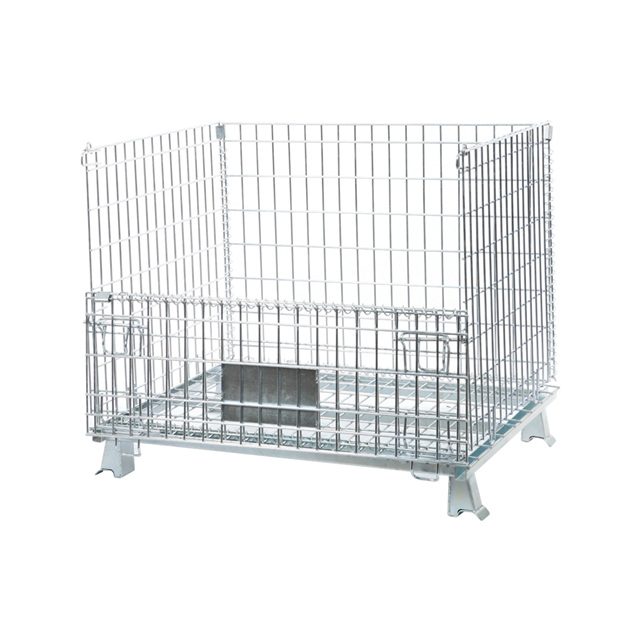 Heavy Duty Steel High capacity warehouse Mesh box wire cage metal bin storage container warehouse storage cage