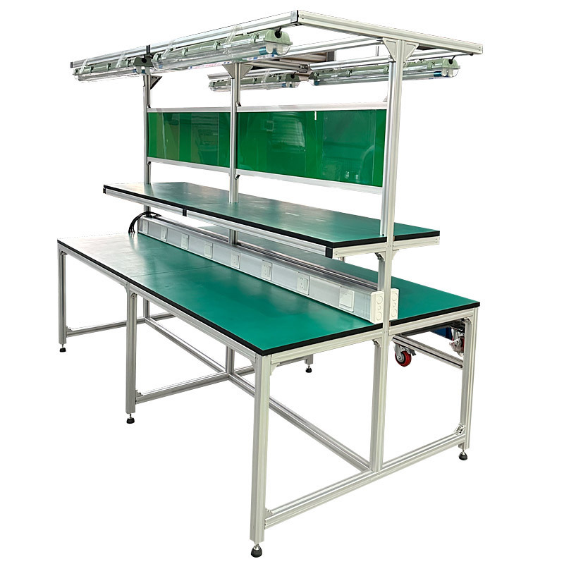 Workbench Production Line Workstation Work Table Industrial Accessories Door And Window Handle Anodizing Plant Import Aluminium