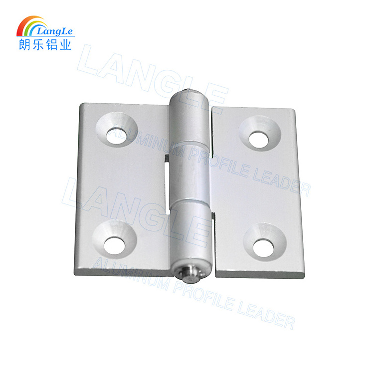 Aluminium CNC Extrusion Hinge for 30 40 series aluminium extrusion Metal Door aluminum hinges