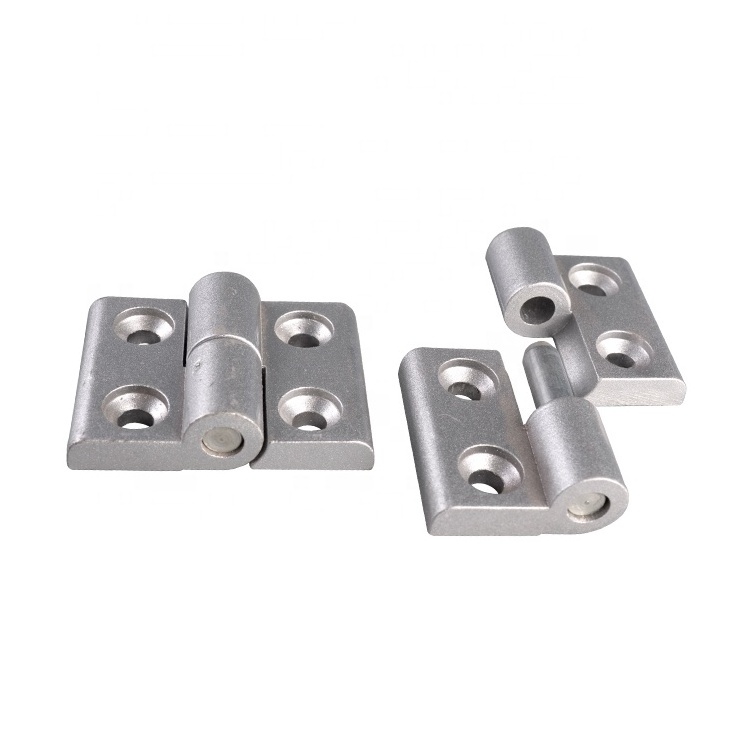 Langle Industrial Hardware Folding Profiles Aluminum Alloy Hinges Door Column Hinges Heavy Duty Industrial Movable Hinges