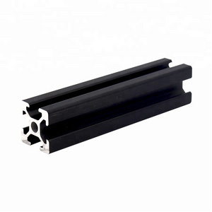 Factory direct sale black/silver 3D printer aluminium bars extrusion 2020 2040 2060 4040 t slot aluminum profile