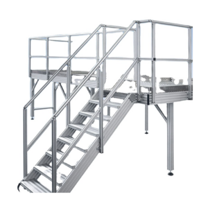 Industrial machine step walkway assembly folding ladders stairs platform 3 step aluminium ladder for sale