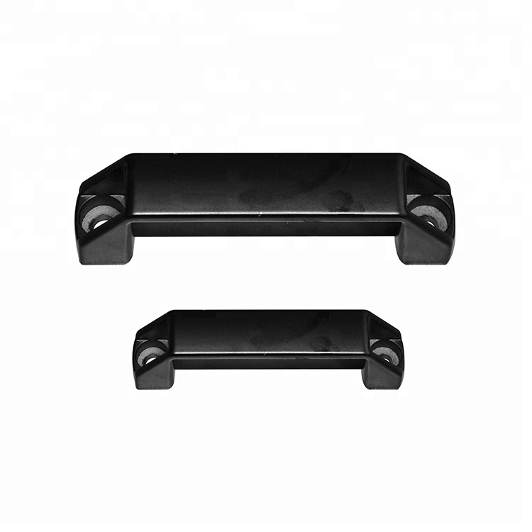 LANGLE Factory Prices Aluminum Handle Black Solid Door Handle for Wardrobe Drawer Cupboard Aluminium Profile Accessories