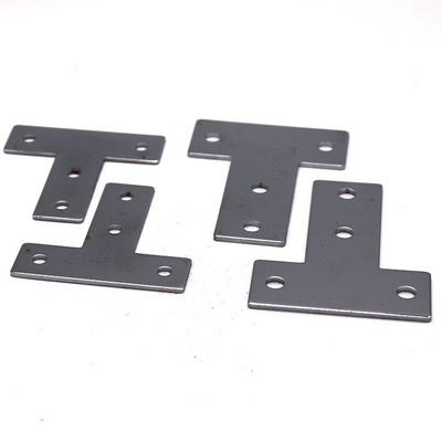 T shaped 90 degree chrome steel metal connecting brackets for metal angle bracket