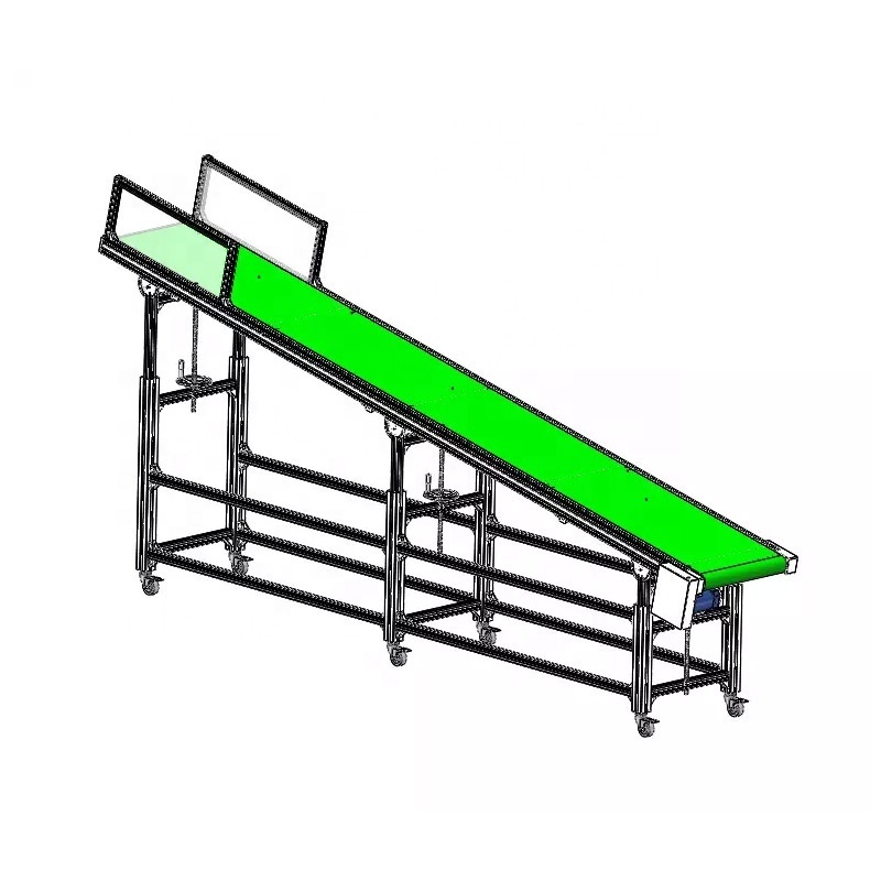 Portable rubber pvc food grade conveyor belt sushi with brake industry overhead conveyor chain for painting line