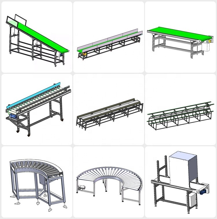 Industrial Esh Dorner Incline And Decline Table Top Slat Band Chain Bottle Tobacco Mobile Stainless Steel Rubber Belt Conveyors