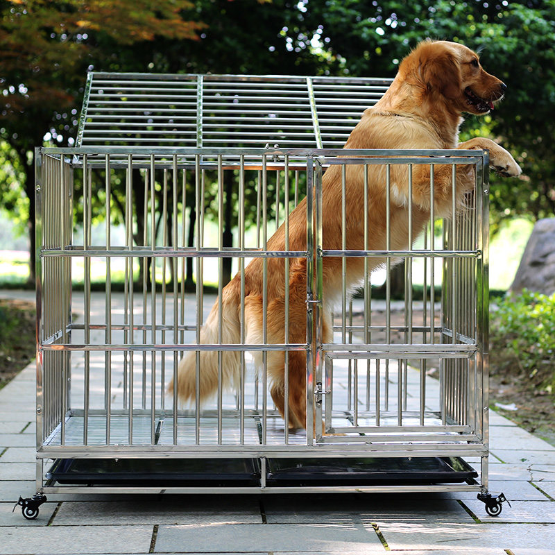 Collapsible aluminum Dog Metal Cage Dog Kennel pet cage manufacturer from china