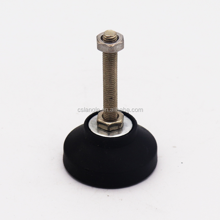 Industrial Casters wheels for aluminum profiles frame fixed articulate feet nylon hooves