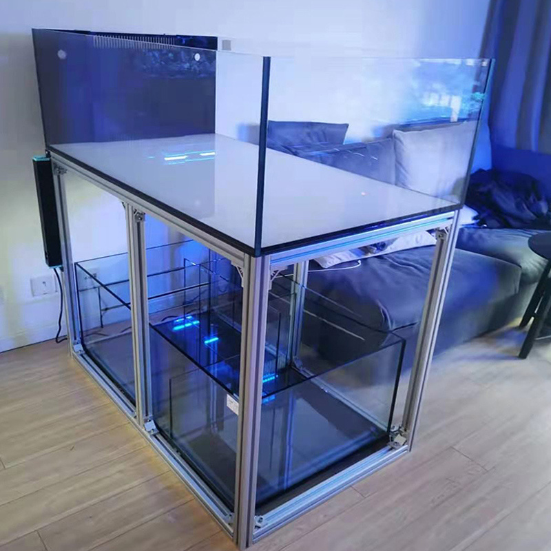 Hot sale DIY high quality aluminum fish tank aquarium cabinet frame stand