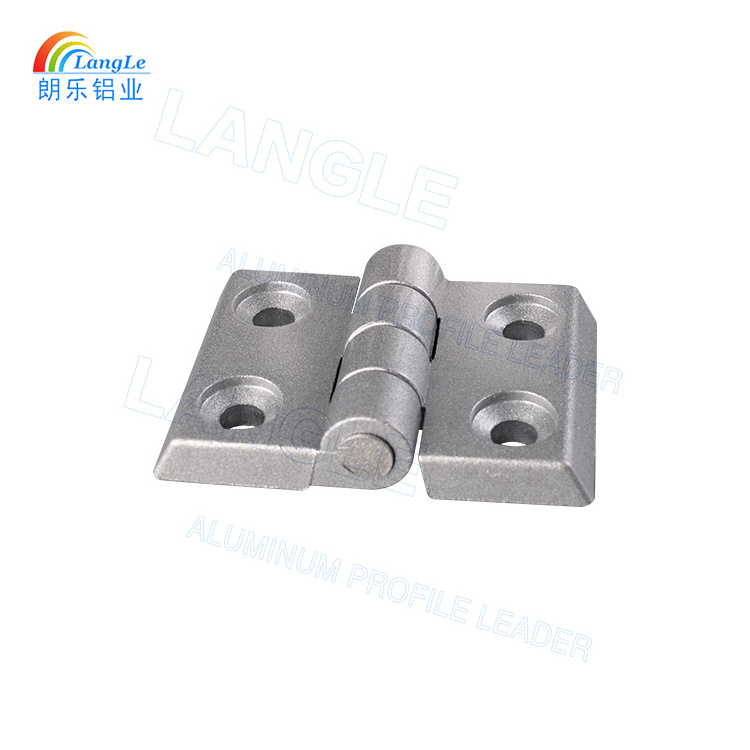 Aluminium CNC Extrusion Hinge for 30 40 series aluminium extrusion Metal Door aluminum hinges