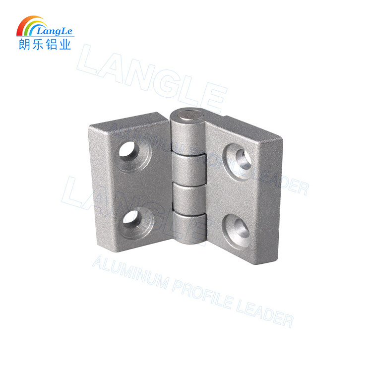 Aluminium CNC Extrusion Hinge for 30 40 series aluminium extrusion Metal Door aluminum hinges