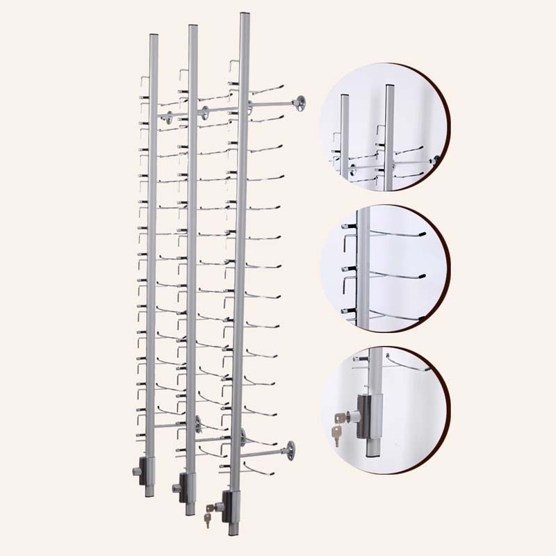 High-end fashion sunglasses display rack metal storage rack glasses shop props display decoration glasses holder/ optical trays