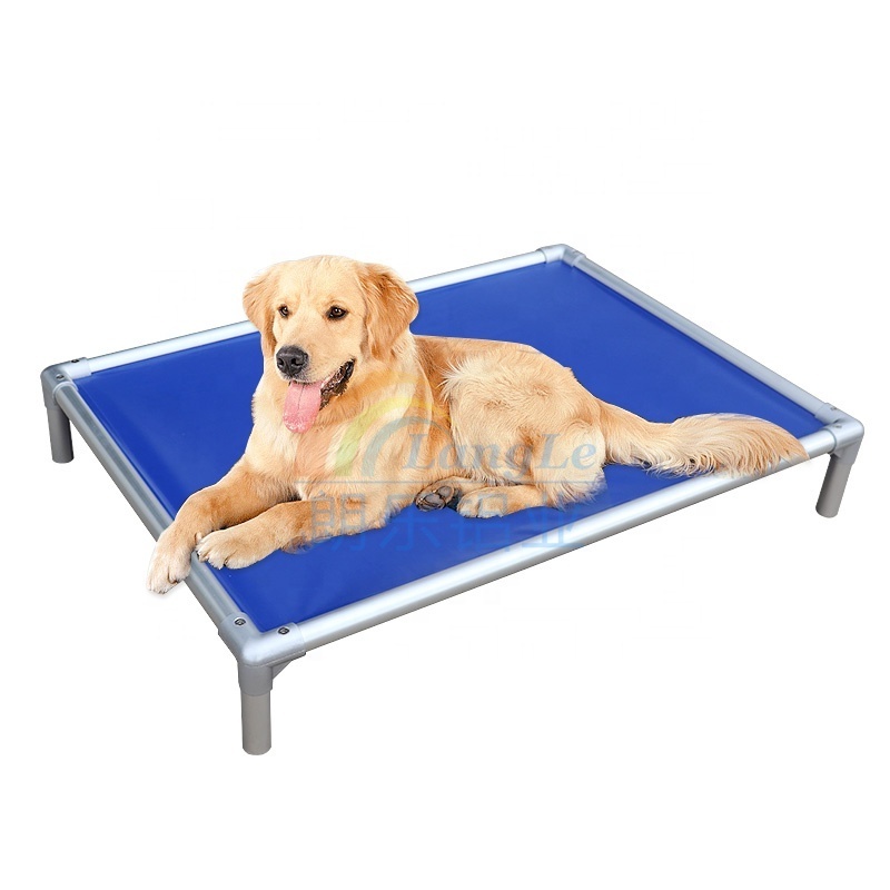 50 Elevated Dog Bed Outdoor Portable Large Raised Canopy Pet Dogs Mesh Bed