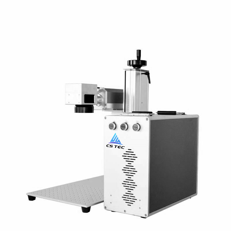 High Reliability Auto Focus 30W Fiber Laser Split Desk Fiber Laser Marking Machine for Metal Rigid Plastics