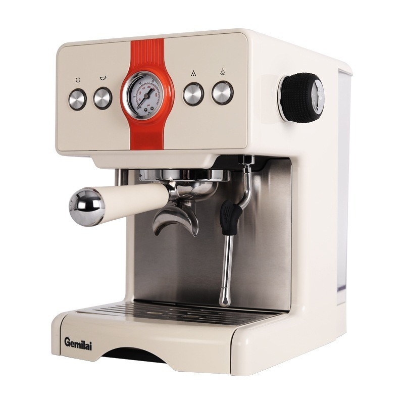 15bar High Pressure Extraction Italian Semi-automatic Coffee Machine Coffee Bean Grinding Integrated Machine Coffee Maker