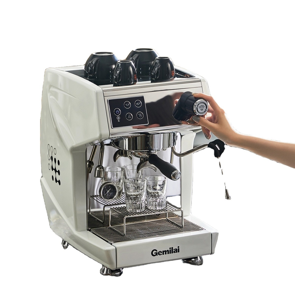 Best Selling- Professional Coffee Maker With Multi Boilers- Espresso Coffee Machine Commercial for hotel