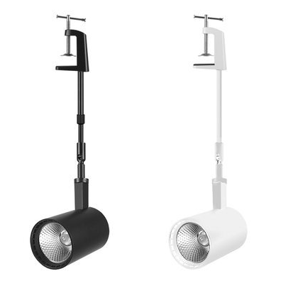 Aluminium Sconces White Black Long Arm Wall Spot light for Painting Picture Gallary Telescopic Pole Spotlight Wall Lamps