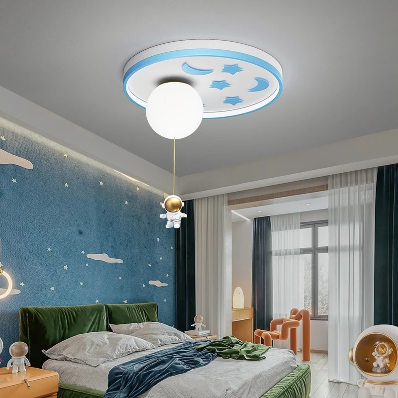 Kids Room Bedroom Ceiling Lamp Balloon Creative Corridor Lamp Boy Girl Children's Playground Decoration Astronaut Room Light