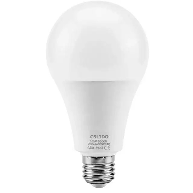 CSLIDO 220V AC 110V AC 3W 9W 12 Watt B22 E27 A60 A70 LED Bulb 4000K