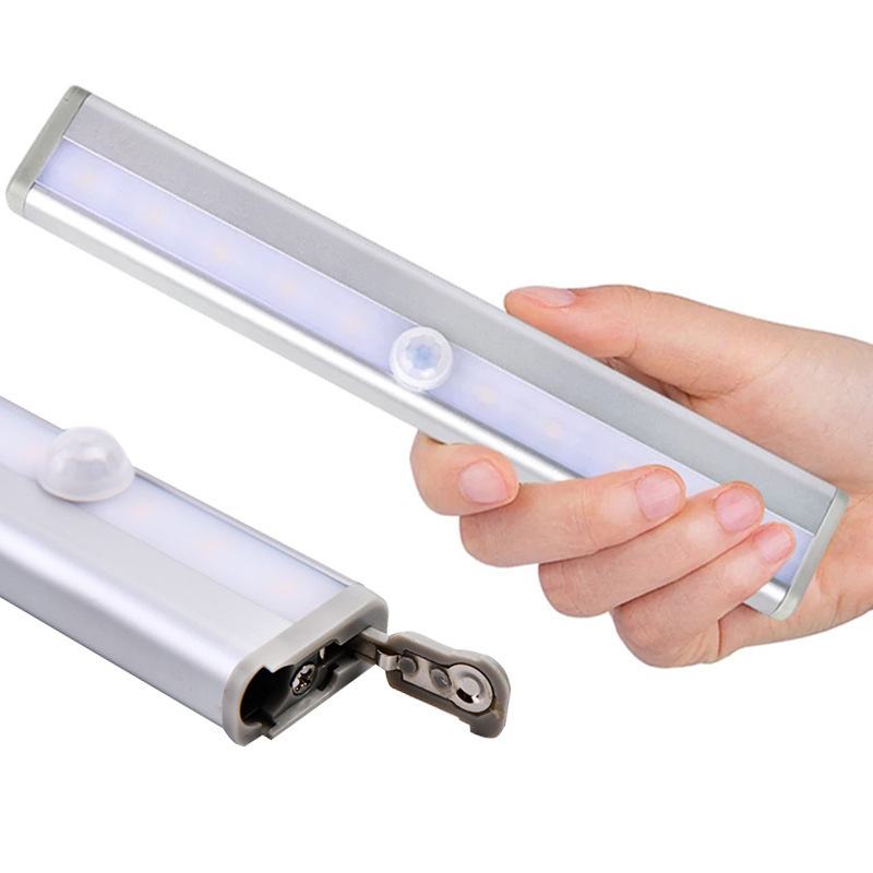 Rechargeable 24/40/60 LEDs Cabinet PIR Motion Sensor Light Bar For Closet Wardrobe Under Cabinet Energy-saving Night Light DC5V