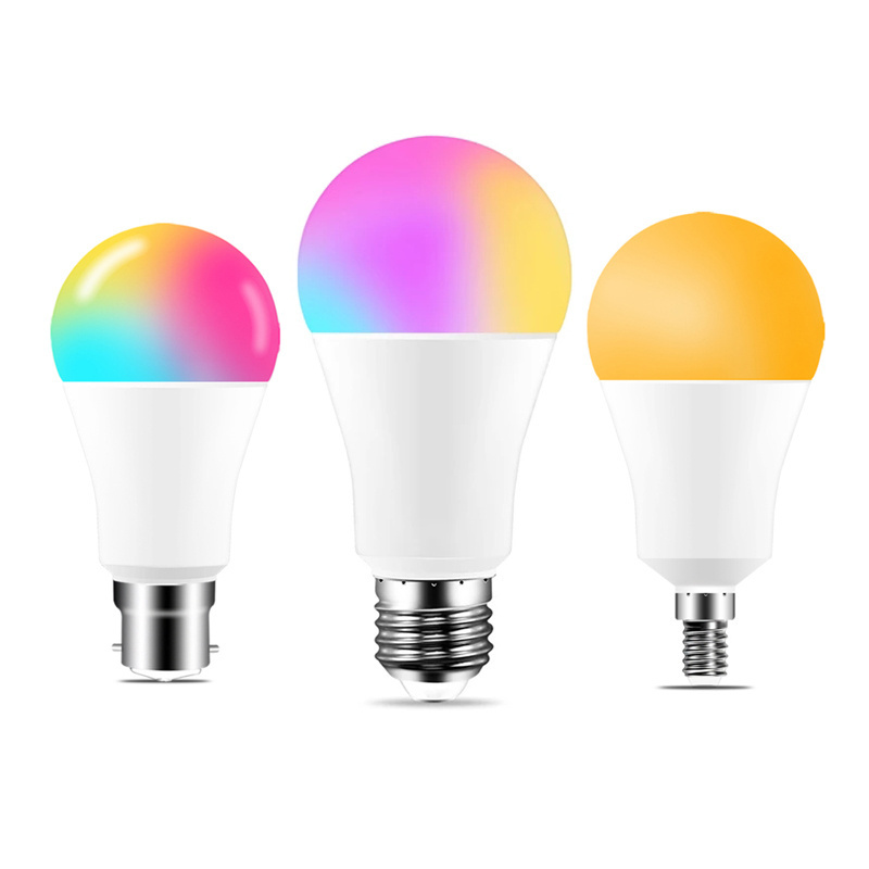 15W WiFi Smart Light Bulb B22 E27 LED RGB Lamp Work with Alexa/Google Home 85-265V RGB+White Dimmable Timer Function color Bulb