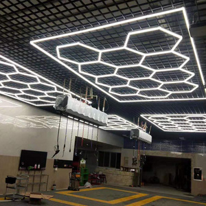 CSLIDO Customizable Honeycomb Car Workshop Working Light Garage Hexagon Led Light For Ceiling