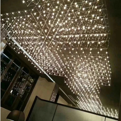 CSLIDO Hotel Lobby Custom Decoration Lighting Large Chandelier Exhibition Hanging Pendant Lights Modern Luxury LED Chandeliers