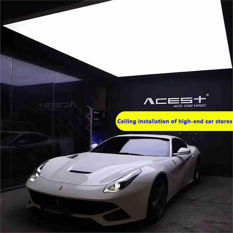 CSLIDO Honeycomb Car Wash Detailing Ceiling Lamp Soft Film Light Hexagon LED Garage Light