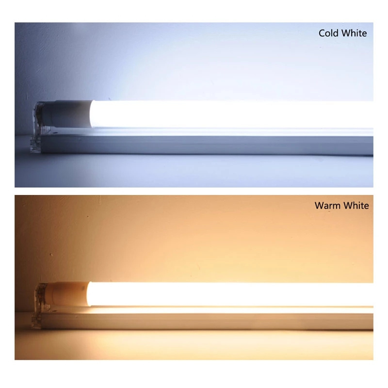 T8 8W 12W / 220V 110V T5 6W 10W  Fluorescent Cold Warm White Integrated Ceiling Lights Lighting for Indoor Decor LED Tube Lamp