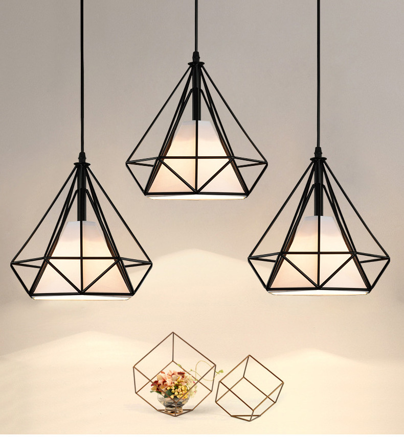 Ceiling Light Modern Industrial Hanging Lamps Iron Material Retro Pendant Lights 3 X E27 Base Loft