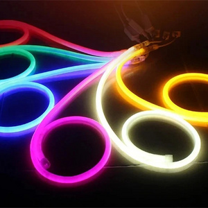 CSLIDO New Round LED Flexible Strip Light 220V SMD 2835 LED Neon Flex Tube Outdoor Waterproof Rope String Neon Lamp