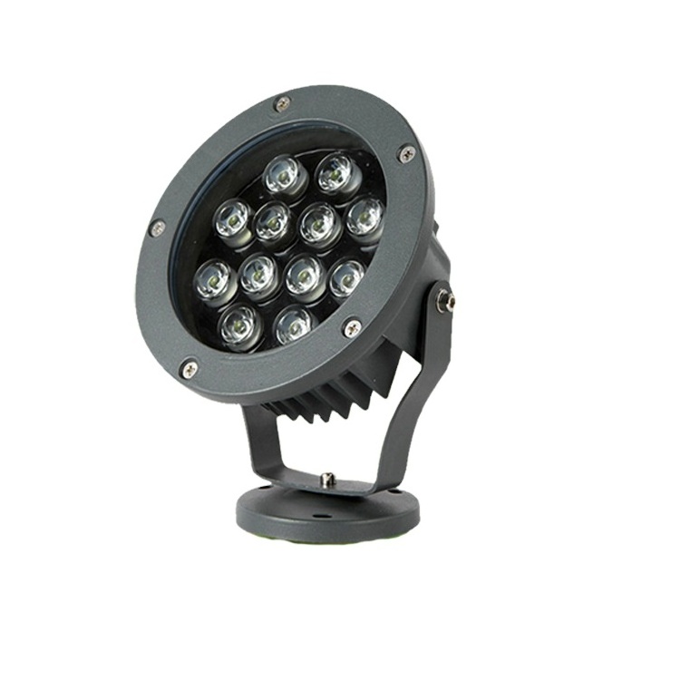 LED Circular Floor Spotlight Spotlight Wall Spotlight Illuminates Trees And Colorful Lawn Lights