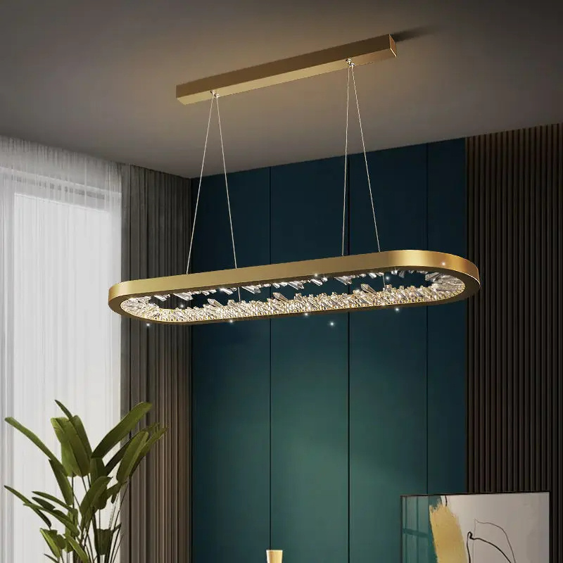 CSLIDO Modern Chandelier Lighting Living Room Dining Home Decor Lustre Crystal Kitchen Lamp Bar Hanging Light Fixtures