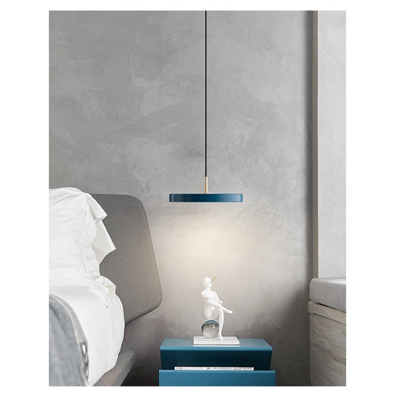 Minimalist Bedroom Bedside Chandelier Modern Minimalist Single Head Bar Nordic Light Luxury Long Line Bedside Chandelier