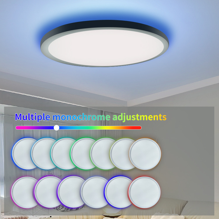 adjustable surface mounted ce certification slim round led ceiling light lamps decorative modern design for bedroom living room