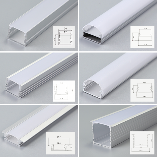 Modern Linear Light  Led  Aluminium Profiles Extrusion Recessed Ceiling Line light