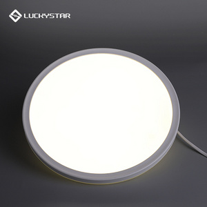 LUCKYSTAR OEM ODM European market Super bright Ultrathin surface mounted IP20 18W 4000K round ceiling led panel light for Home O