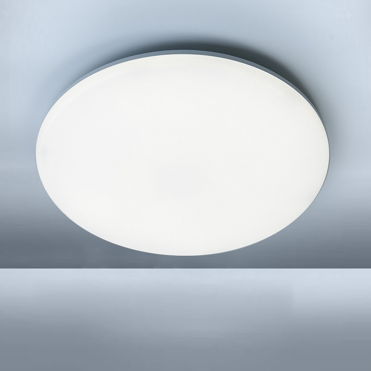 indoor china plastic round shape morden frameless design ultra-thin led ceiling light fixture for bedroom lamp